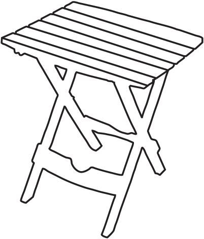 Quest Fleetwood slatted side Folding Camping Table Quest - UK Camping And Leisure