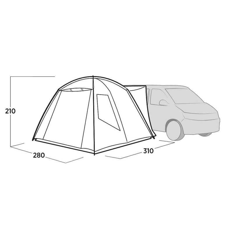 Easy Camp Utne Driveaway Awning Campervan Low (180-200cm) - View 9
