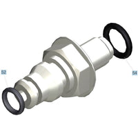 Karcher Puzzi Hose Machine Connector Nipple White Complete Male Fitting 44090010