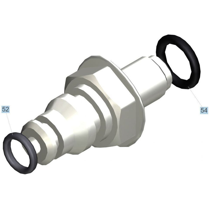 Karcher Puzzi Hose Machine Connector Nipple White Complete Male Fitting 44090010 Karcher - UK Camping And Leisure