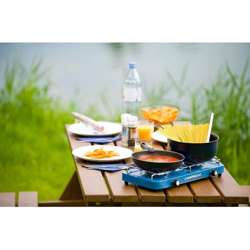 Campingaz 3200W 2 Burner Base Camp Outdoors Garden Camping Caravan Campingaz - UK Camping And Leisure