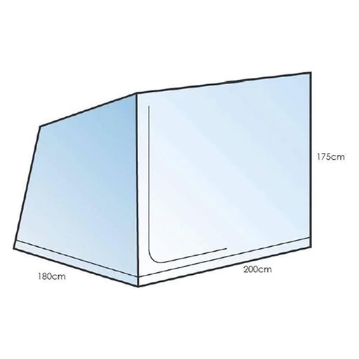 Sunncamp Camping 3 Berth Caravan Awning Inner Tent XL Door SunnCamp - UK Camping And Leisure