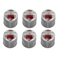 6x Go System Pierceable Butane Propane Gas Cartridge Fishing Camping 190g