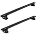 Thule WingBar Evo Roof Bars Black fits Vauxhall Astra 2004-2009 Hatchback 5-dr with Fixed Points Thule - UK Camping And Leisure