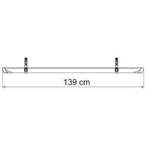 Fiamma Rail Plus Xl Deep Black 98656M589 Fiamma - UK Camping And Leisure