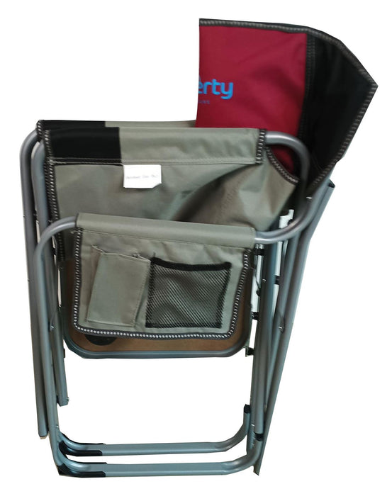 Liberty Magenta Directors Chair with Side Table Camping Caravan Liberty - UK Camping And Leisure