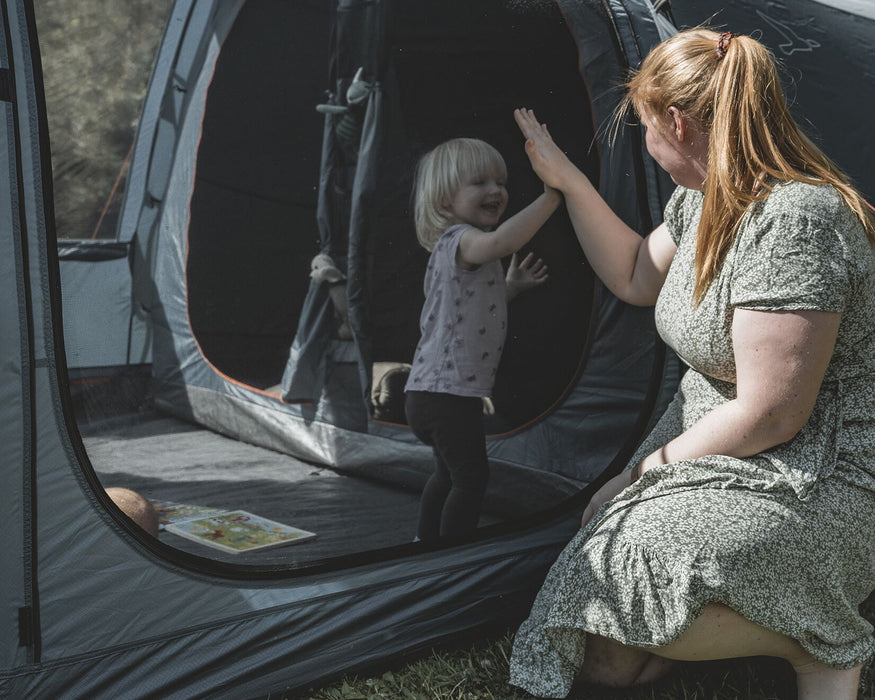 Easy Camp Skarvan 6 Pole Tent Blue 6 Person Easy Camp - UK Camping And Leisure