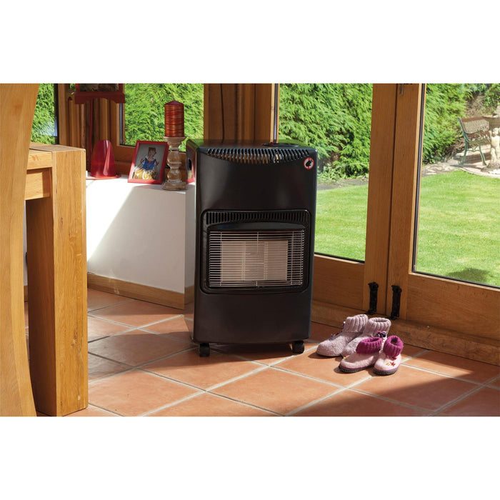 Large Gas Cabinet heater Grey 505-116 Quest - UK Camping And Leisure