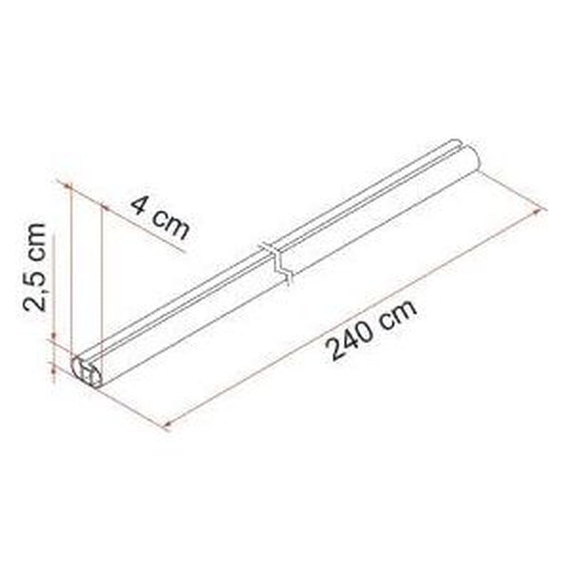 Fiamma Fixing Bar Pro L 98655-295 Fiamma - UK Camping And Leisure