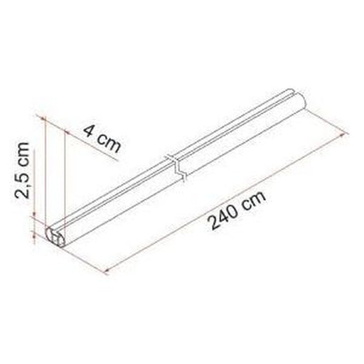 Fiamma Fixing Bar Pro L 98655-295 Fiamma - UK Camping And Leisure