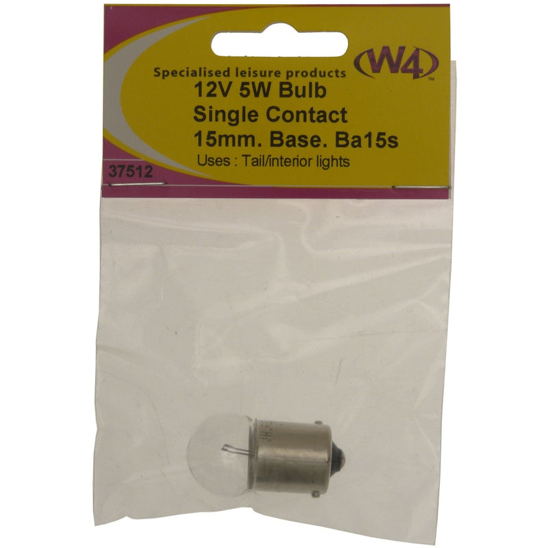 W4 Tail Bulb 5W 12V 37512 W4 - UK Camping And Leisure