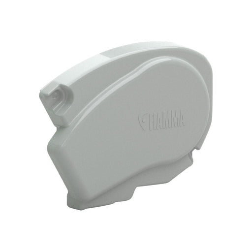 Fiamma F65L 2018 RH Outer End Cap White Fiamma - UK Camping And Leisure