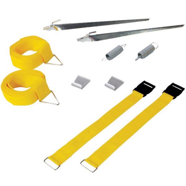 Fiamma Tie Down S Kit Awning Canopy Privacy Room Wind Storm Straps Yellow 98655-567