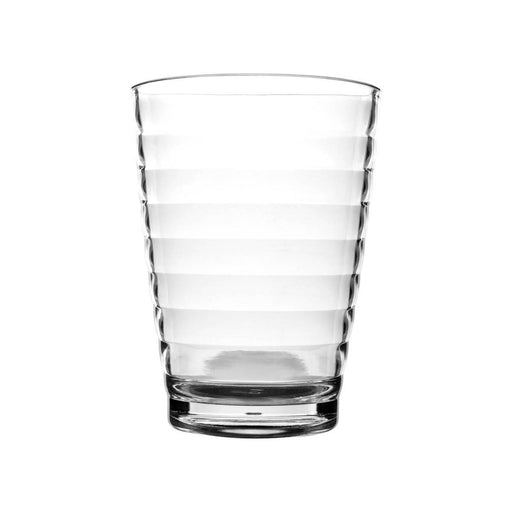 Bo-Camp Lemonade Glass Polycarbonate Ribbed 350 ml 4 Pieces Bo-Camp - UK Camping And Leisure