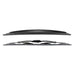 AG Wiper Blade Set With Spoiler Front 51cm-51cm AG - UK Camping And Leisure