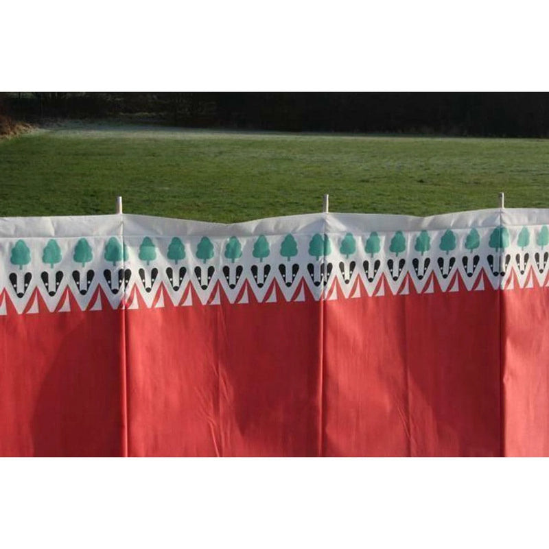 Olpro Camping Windbreak 140cm High with Wooden Poles