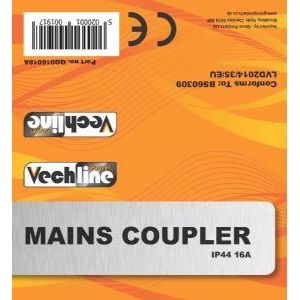 Vechline Mains Coupler QQ016018A Vechline - UK Camping And Leisure