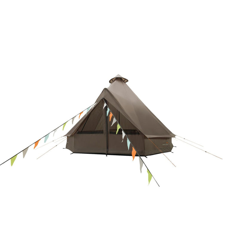 Easy Camp Vaulen Tipi Tent Dark Sand 7 Person Easy Camp - UK Camping And Leisure