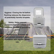 Olpro 10 Litre Camping Toilet - View 4