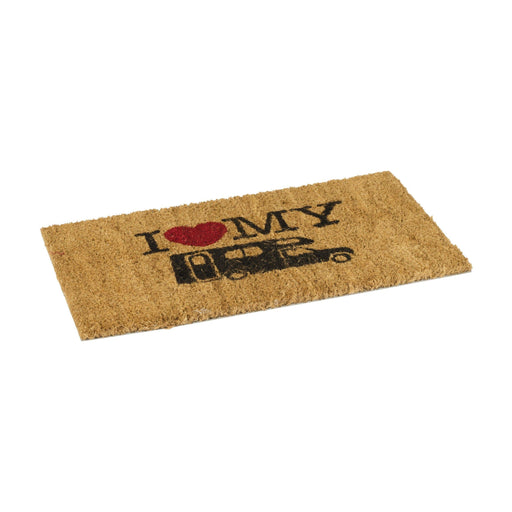 MDS1203 Reimo I Love My Motorhome Coconut door Mat 51649 UK Camping And Leisure - UK Camping And Leisure