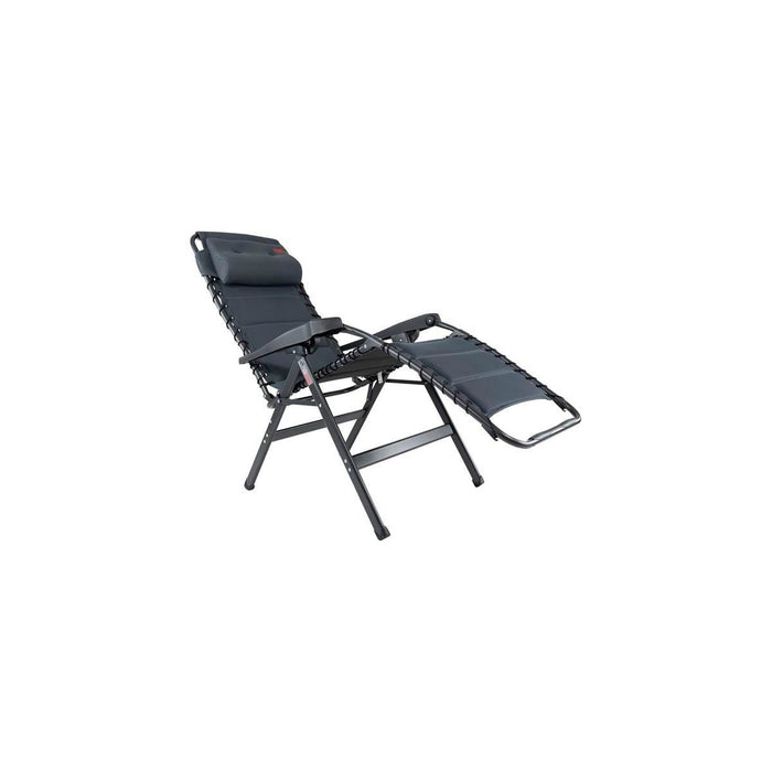 Crespo Zero Gravity Chair AP/232 Air Deluxe Grey Crespo - UK Camping And Leisure