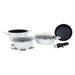 Gimex Cookware Induction White 7 Pieces Gimex - UK Camping And Leisure