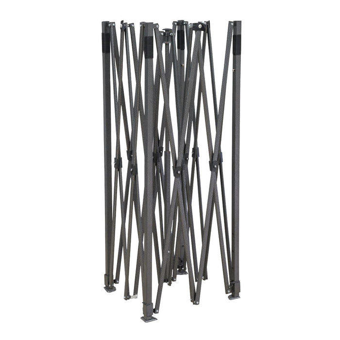 Dellonda 2x2m Pop-Up Gazebo Heavy Duty  Carry Bag Rope Stakes & Weight Grey Dellonda - UK Camping And Leisure