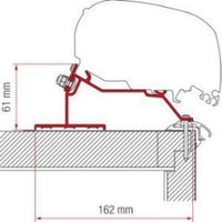 Fiamma F65/F80 Adapter Kit Caravan Roof 370 98655Z070