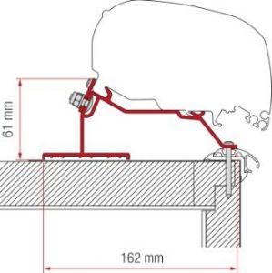 Fiamma F65/F80 Adapter Kit Caravan Roof 370 98655Z070 Fiamma - UK Camping And Leisure