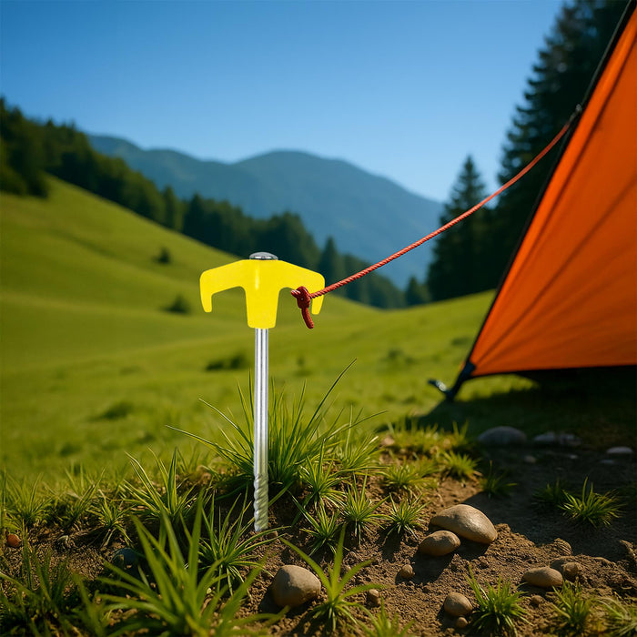 Leisurewize 20 Pcs Heavy Duty Pile Driver Tent Rock Pegs Set 7x200mm Leisurewize - UK Camping And Leisure