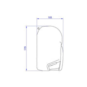 Thule Omnistor 8000 6.00x2.75m Wall Awning Anthracite with Fabric Finish Mystic Grey - View 4