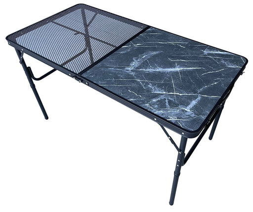 Quest SpeedFit range Langford Folding Camping Grill Table (Onyx Edition) Quest - UK Camping And Leisure