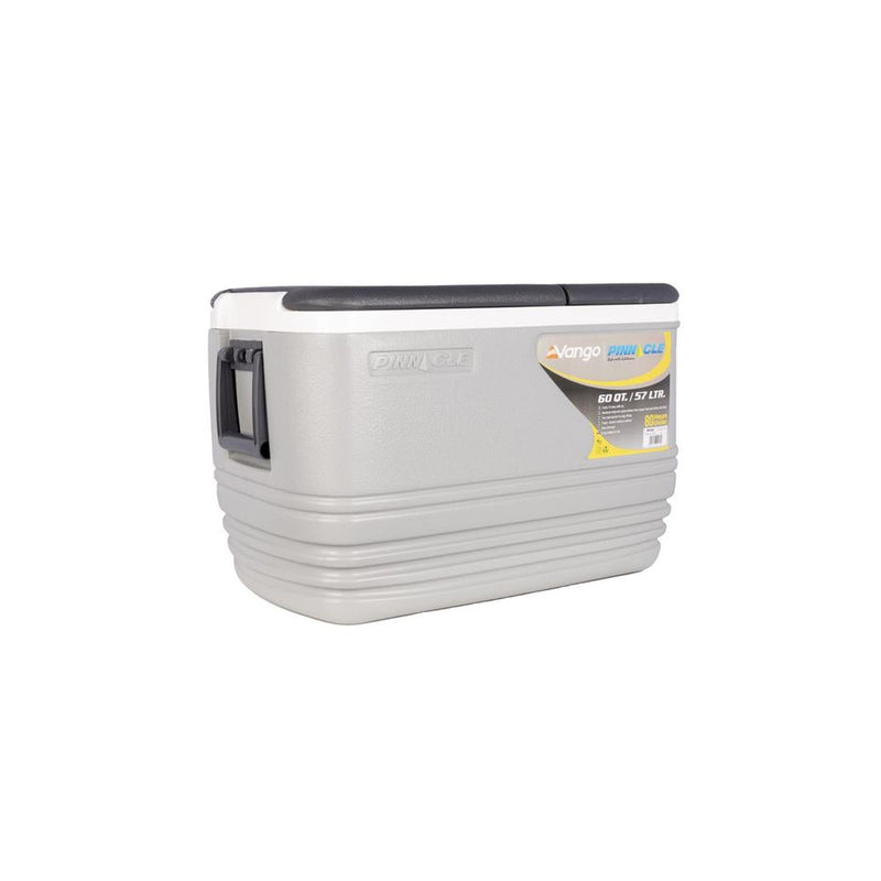 Vango Pinnacle 60 QT 57L Grey 80 Hour Picnic Camping Cool Box Cooler