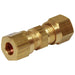 AG Straight Coupling 6mm to 6mm Compression for Gas Pipes AG - UK Camping And Leisure