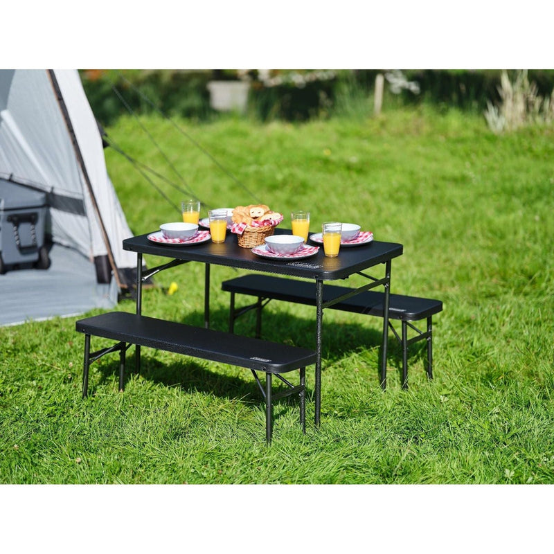 Coleman Pack-Away Table and Bench Set Camping Coleman - UK Camping And Leisure