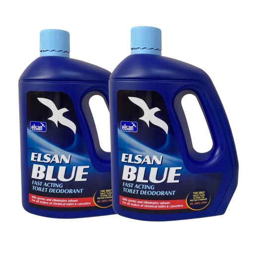 Elsan Blue 4L x 2 Multipack Perfumed Toilet Fluid - UK Camping And Leisure