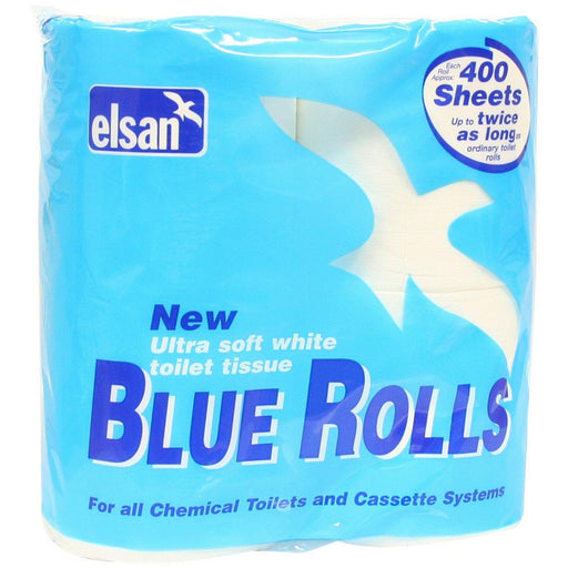 Elsan Blue Toilet Rolls 4 Pack UK Camping And Leisure