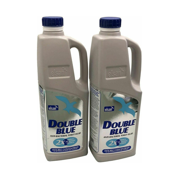 Elsan Double Blue 2lt x 2 Concentrated Chemical Toilet Fluid UK Camping And Leisure