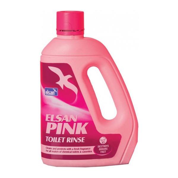 Elsan Toilet Fluid 2 Litres - Pink UK Camping And Leisure