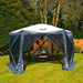 Event Garden Gazebo 3.6m x 3m Outdoor Marquee Party Tent Shelter Pavilion Maypole - UK Camping And Leisure