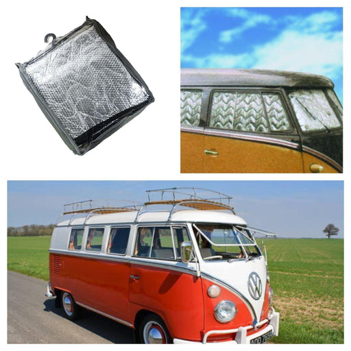 External Thermal Window Cover Blind Kit fits Volkswagen VW T2 Split 11 Window Summit - UK Camping And Leisure