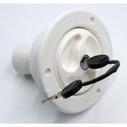 External Water Inlet Hatch 40mm w/ Locking Filler Cap Motorhome Caravan Boat VW Crusader - UK Camping And Leisure
