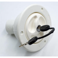 External Water Inlet Hatch 40mm w/ Locking Filler Cap Motorhome Caravan Boat VW