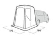 Easy Camp Krossbu Mini Tailgate Awning Grey Easy Camp - UK Camping And Leisure