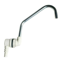 Whale Faucet Tuckaway Standard White for Caravan/Motorhome