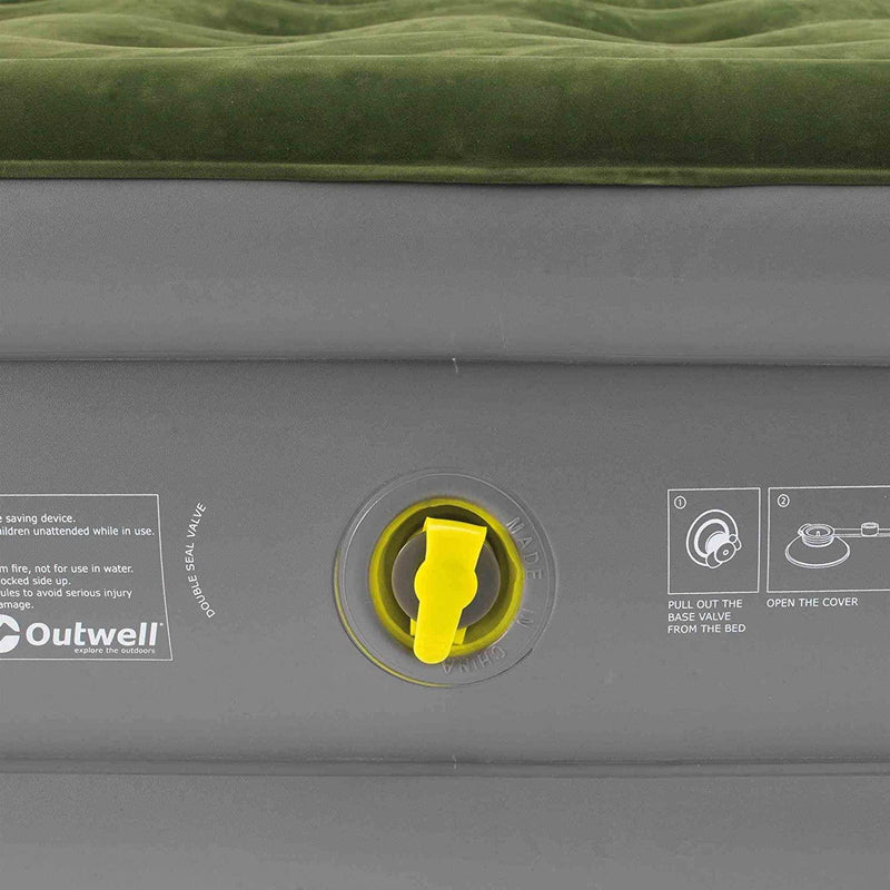 Outwell Flock Excellent Double Airbed Camping Raised High Air Bed Mattress