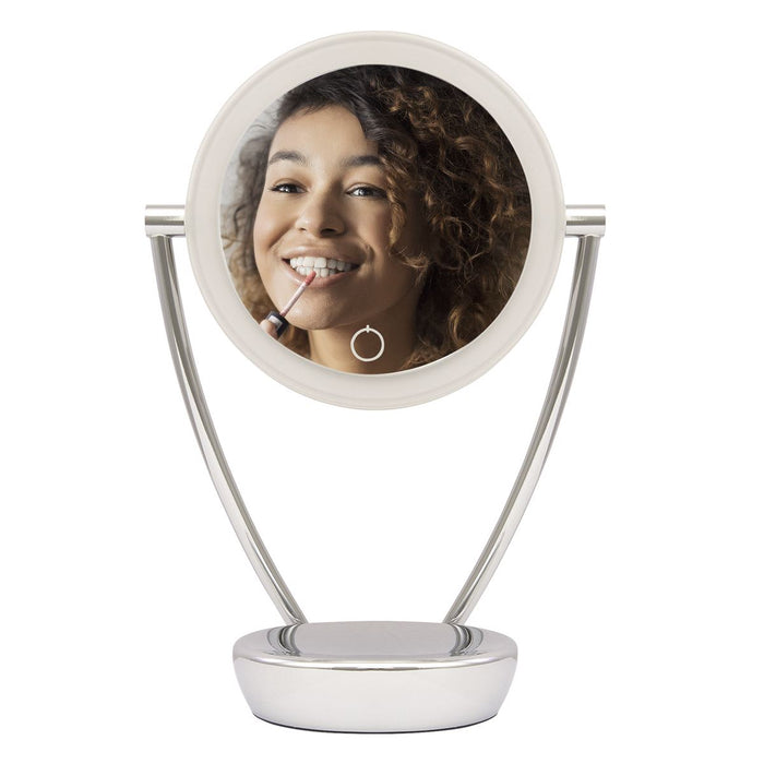 Dellonda Freestanding Double-Sided LED Vanity Mirror 7.5" DH3 Dellonda - UK Camping And Leisure