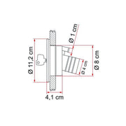 Fiamma Water Filler Cap Assembly Black - Image 2 of 2 | UK Camping and Leisure
