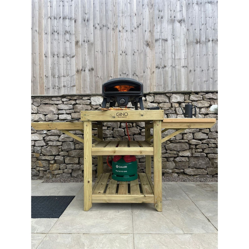 Gino Wooden Pizza Oven Table Gino - UK Camping And Leisure