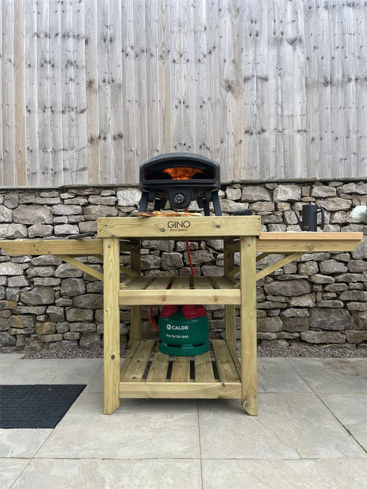 Gino Wooden Pizza Oven Table Gino - UK Camping And Leisure